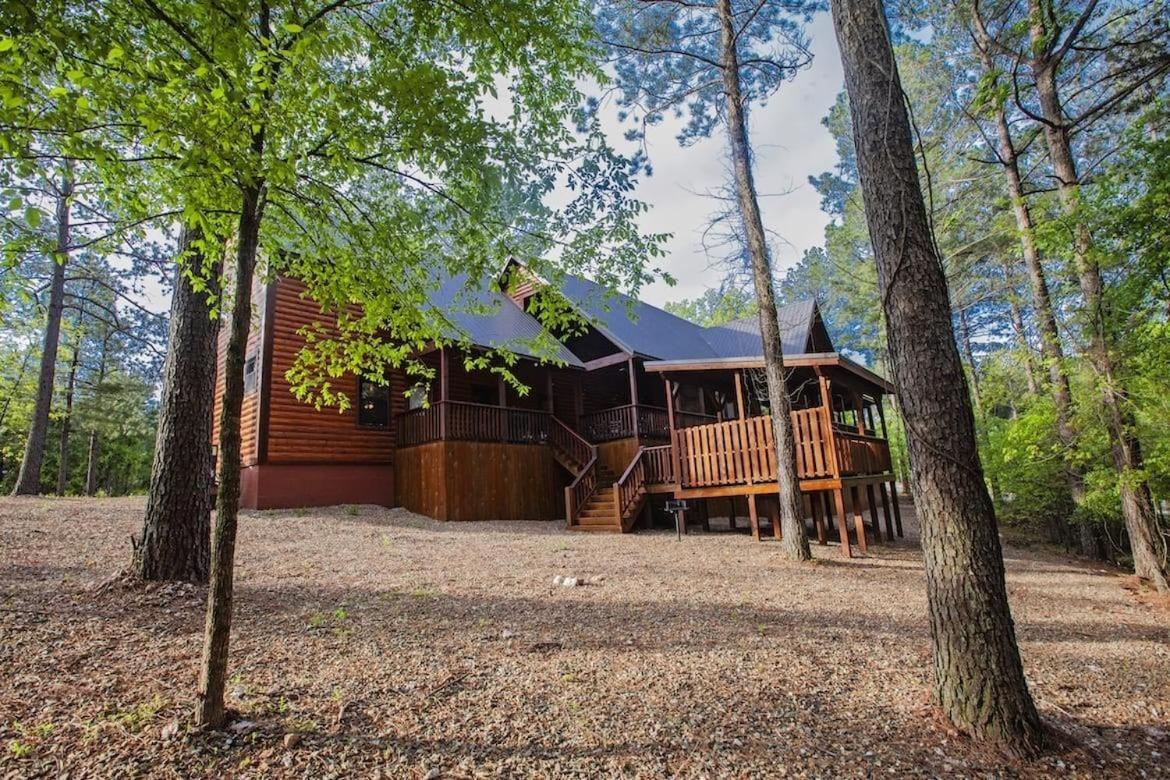 Stone Mountain Lodge 5000Sqft 6 Bed Game Room Pool Table Hot Tub Broken Bow Exterior foto